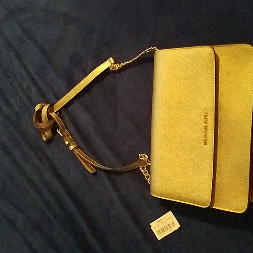 Michael Kors Gold shoulder bag